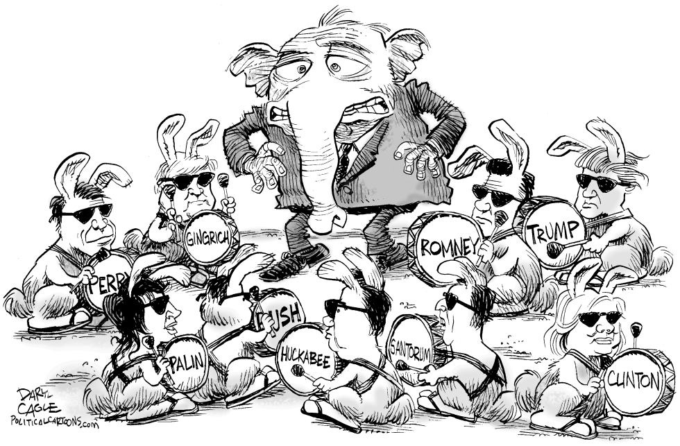  GOP ENERGIZER BUNNY CAMPAIGN by Daryl Cagle