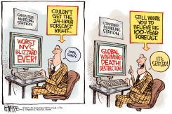 BLOWN FORECAST  by Rick McKee
