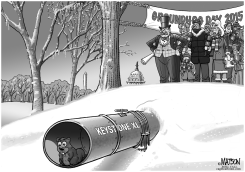 KEYSTONE XL GROUNDHOG by R.J. Matson