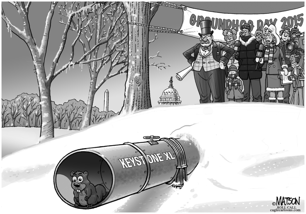 Keystone XL Groundhog