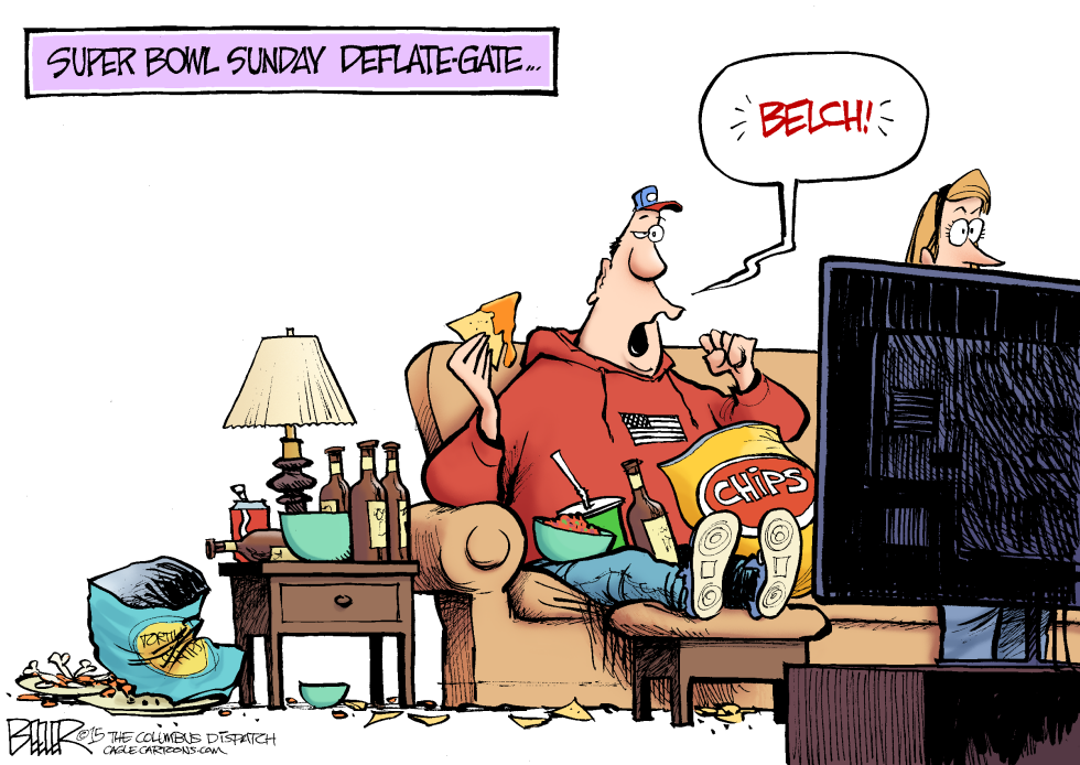  SUPER BOWL XLIX by Nate Beeler