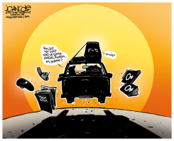 ROMNEY RIDES OFF  by John Cole