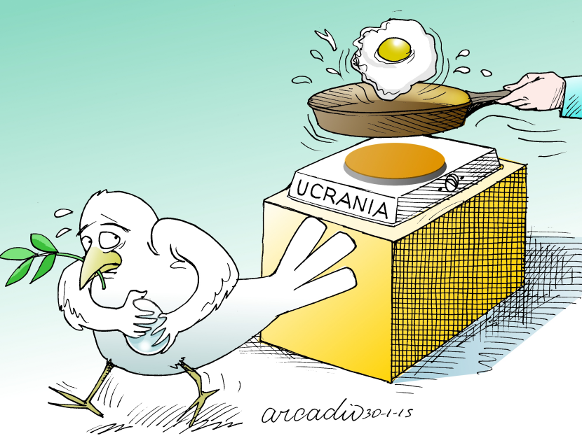 La paz se fríe en Ucrania