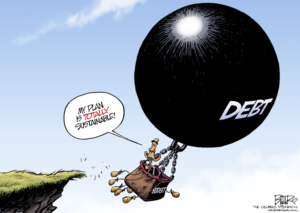  BUDGET BALLOON by Nate Beeler