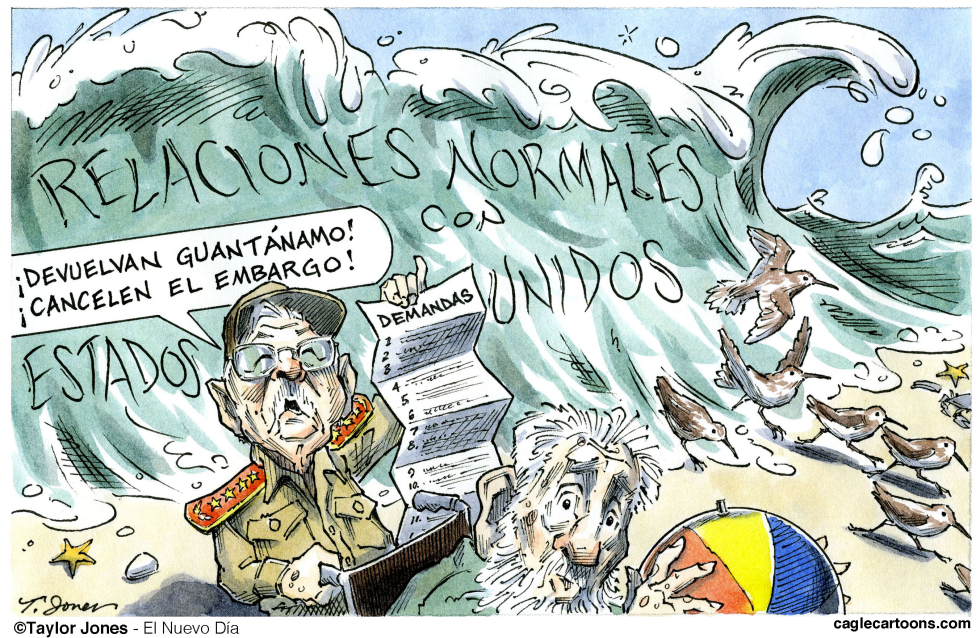 Raúl y Fidel contra la Ola - COLOR