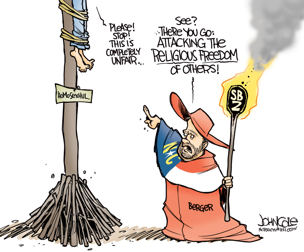 LOCAL NC -- Berger and religious expression COLOR