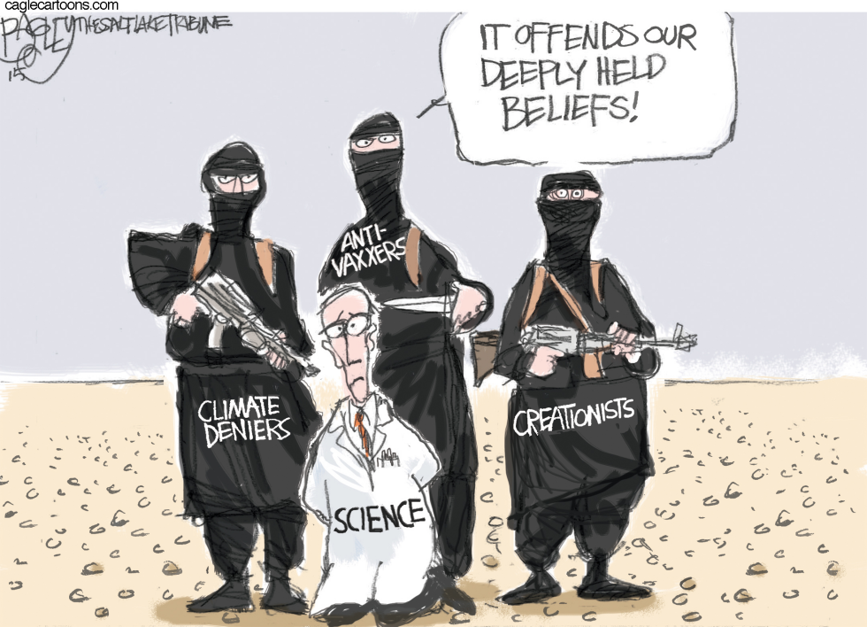  ANTI SCIENTISTS by Pat Bagley