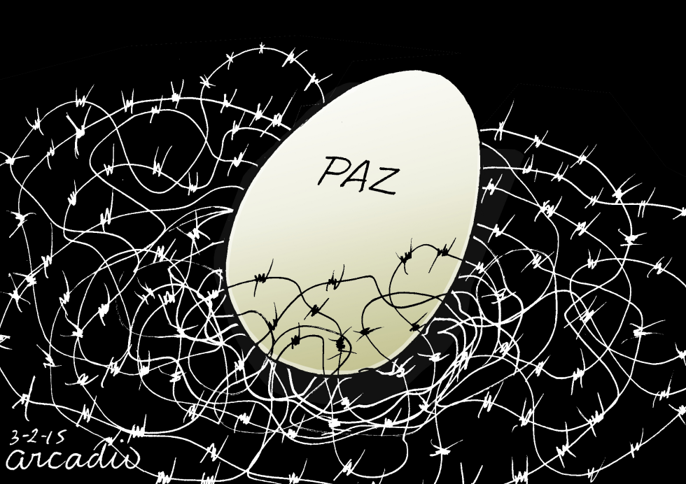 Nace la paz en tiempos duros