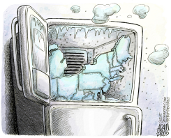 FROZEN  by Adam Zyglis