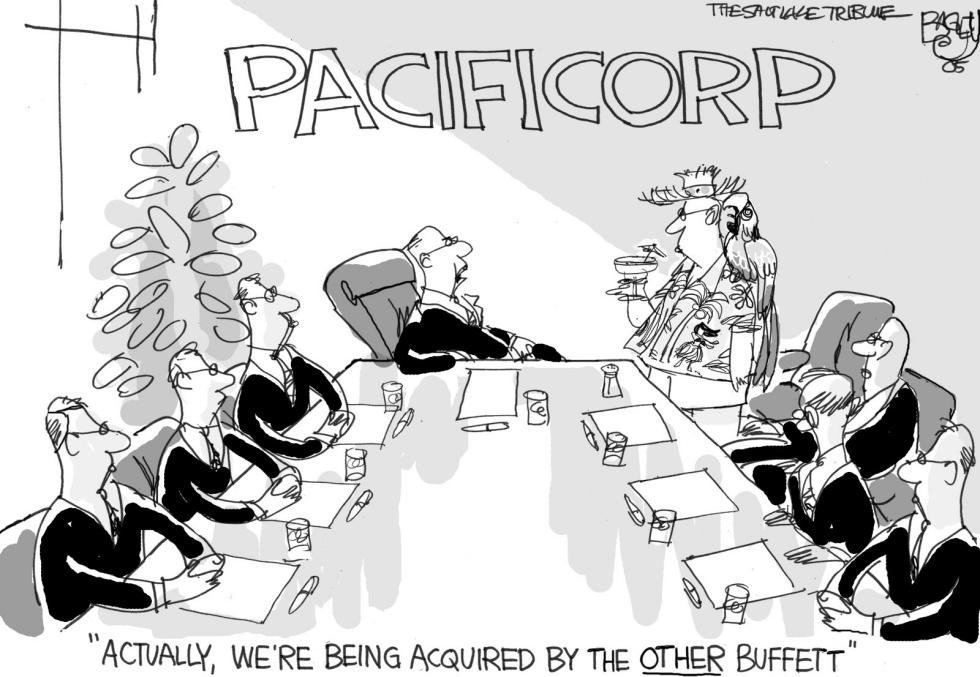  BUFFETT BUYS PACIFICORP by Pat Bagley