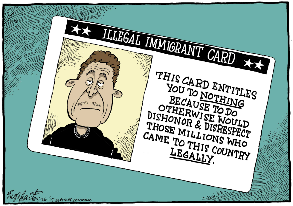  ILLEGAL IMMIGRANTS by Bob Englehart