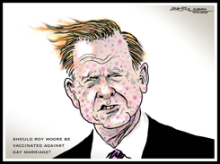 ROY MOORE GAY MARRIAGE VACCINATION by J.D. Crowe