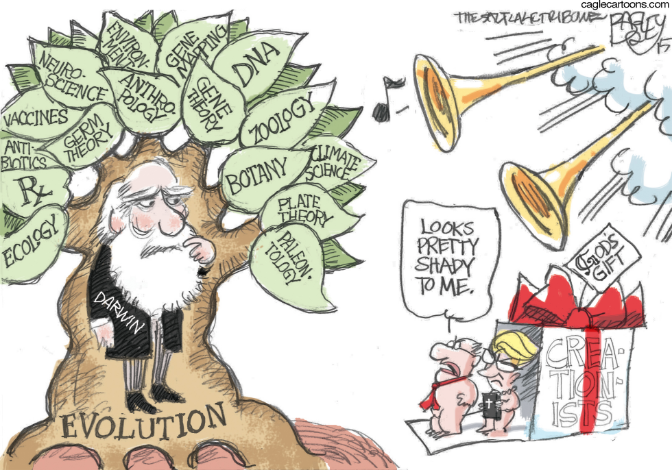  EVOLUTION AND DARWIN by Pat Bagley