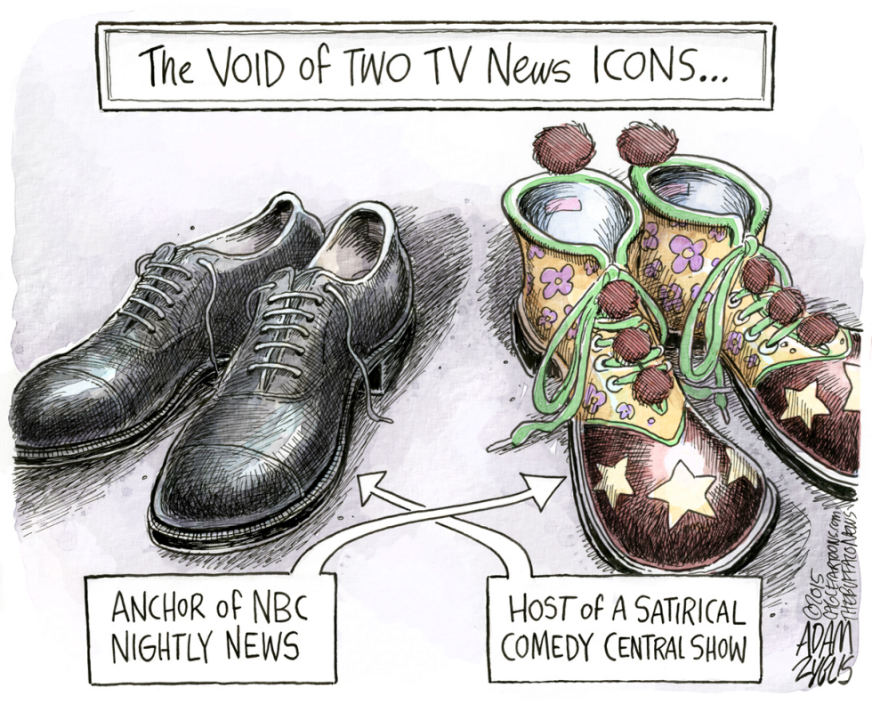  TV NEWS ICONS by Adam Zyglis