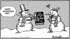 VALENTINE'S DAY SNOW by Bob Englehart