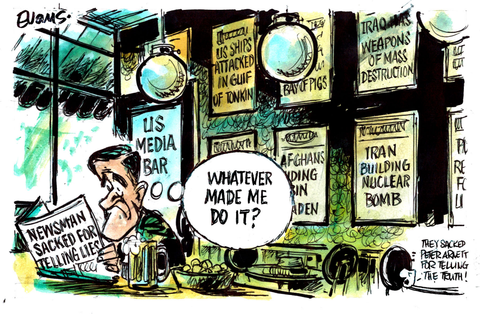 US Newsman Sacked for Lying