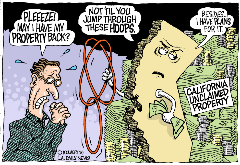 LOCAL-CA UNCLAIMED PROPERTY  by Monte Wolverton