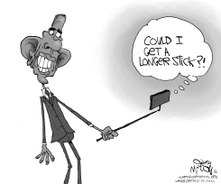OBAMA SELFIE STICK by Gary McCoy