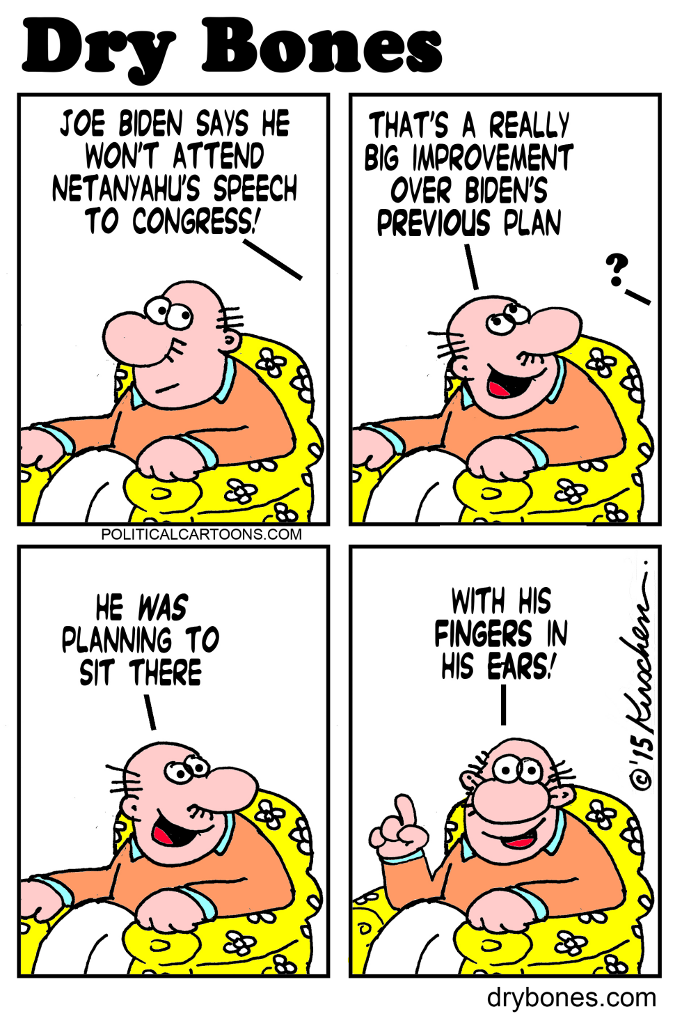 Joe Biden and Bibi Netenyahu