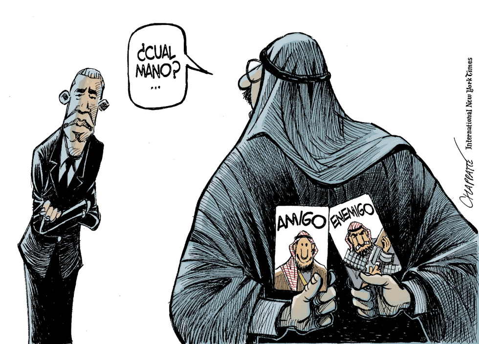  EL JUEGO SAUDI by Patrick Chappatte