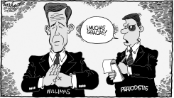 BRIAN WILLIAMS by Bob Englehart