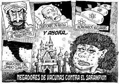 NEGADORES DE LA VACUNA CONTRA EL SARAMPION by Monte Wolverton