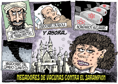 NEGADORES DE LA VACUNA CONTRA EL SARAMPION /  by Monte Wolverton