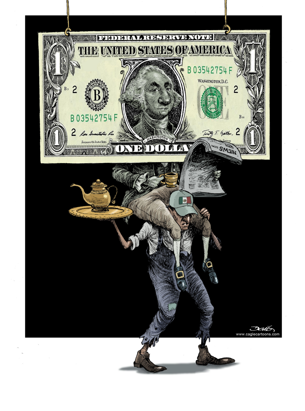  EL PESO Y EL DOLAR by Dario Castillejos