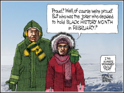 BLACK HISTORY MONTH by Terry Mosher