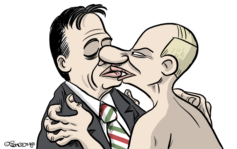 Putin visiting Orbán