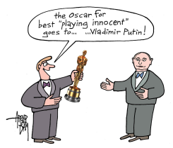 OSCAR FOR PUTIN by Arend Van Dam