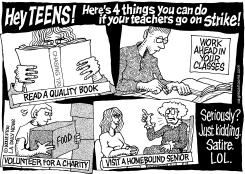 LOCAL-CA TEACHERS STRIKE by Monte Wolverton