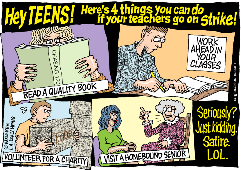 LOCAL-CA Teachers Strike COLOR