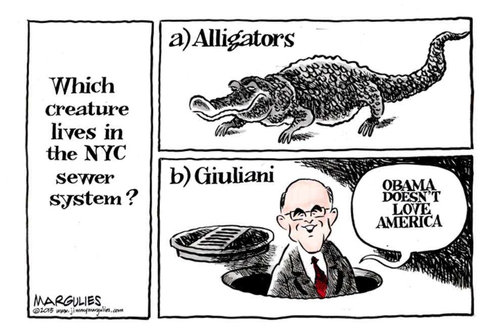 Giuliani slurs Obama color