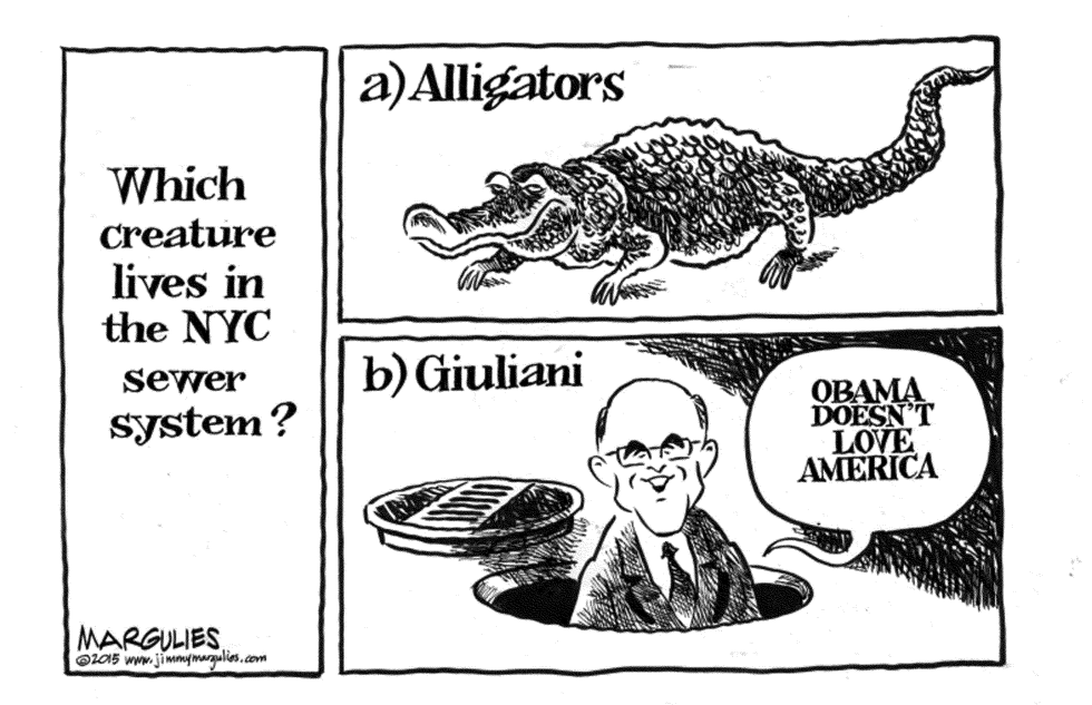 Giuliani slurs Obama
