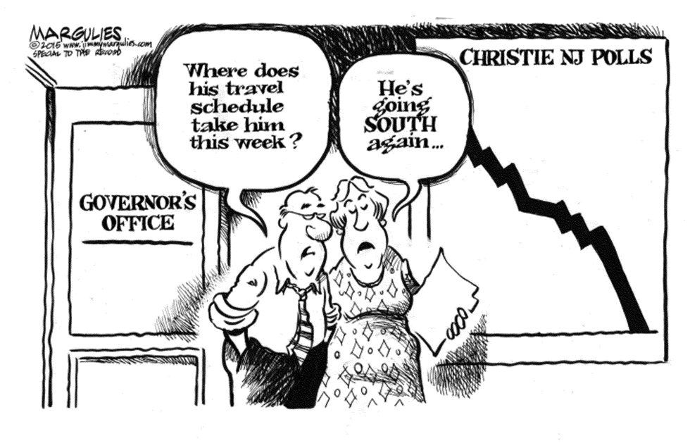 Christie's Polls Down