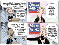 OBAMA ISLAM DOUBLE STANDARD by Rob Tornoe