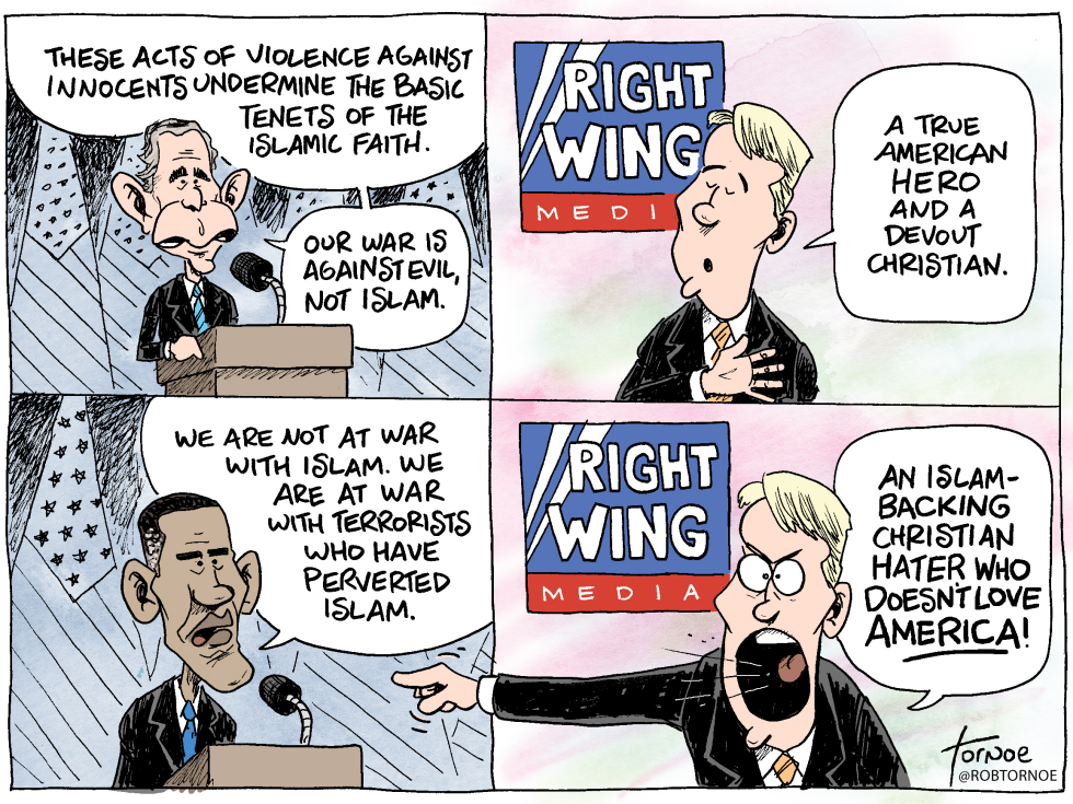 Obama Islam double standard