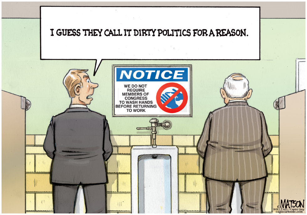 Members of Congress Have No Need For Hand-Washing Regulations-COLOR
