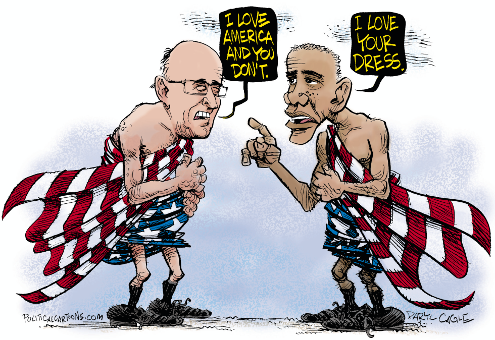COLOR Rudy Giuliani - Obama- and Loving America