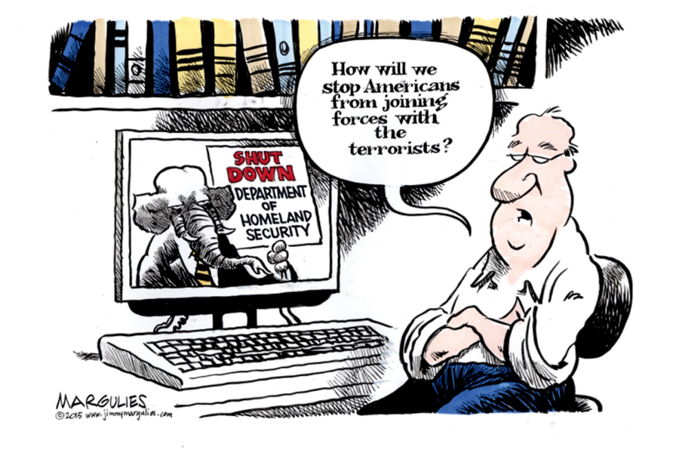 Shut Down of Department of Homeland Security color