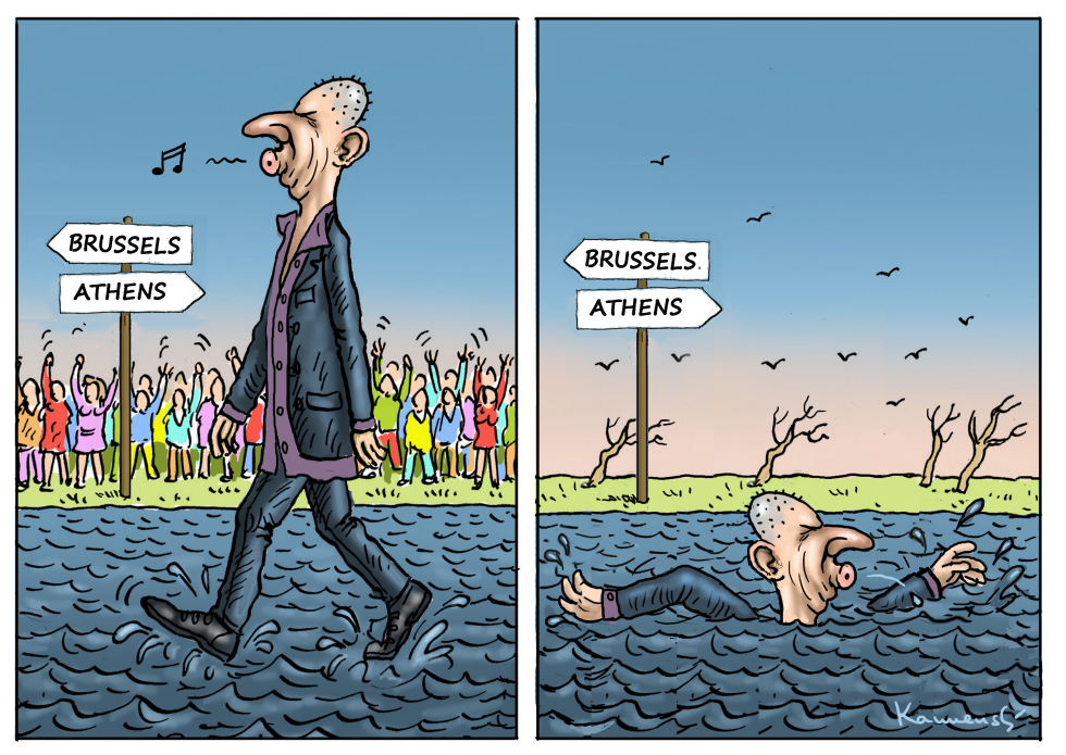 Varoufakis in Brussels