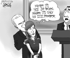 BIDEN GETS TOUCHY by Gary McCoy