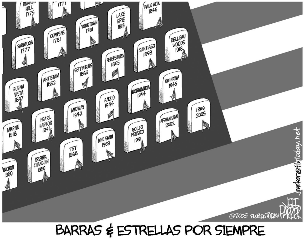  DíA EN MEMORIA DE LOS ACAECIDOS EN GUERRA by Parker