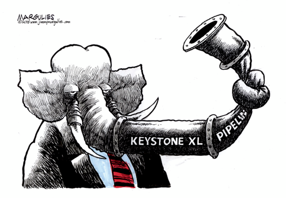 Obama vetoes Keystone XL Pipeline color