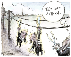 SHUTDOWN POLITICS  by Adam Zyglis