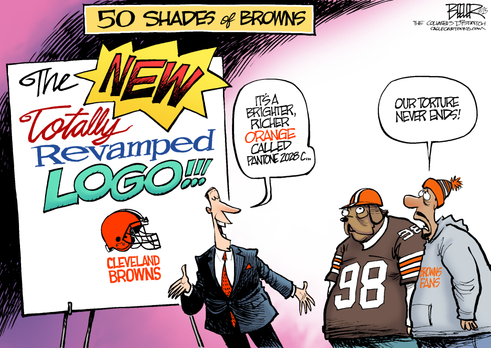  NEW BROWNS LOGO by Nate Beeler