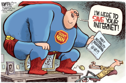 NET NEUTRALITY  by Rick McKee