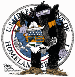GOP THREATENS DEPT OF HOMELAND SECURITY  by Daryl Cagle