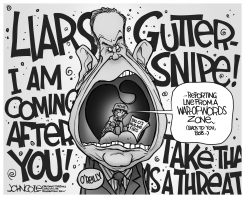 O'REILLY WAR ZONE BW by John Cole